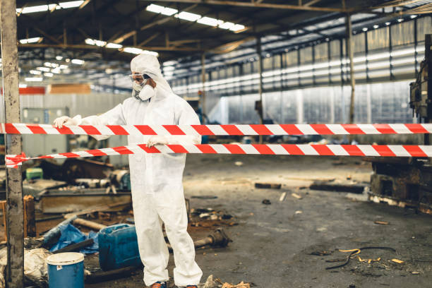 Professional Hoarding Cleanup technician working in Canal Winchester, OH